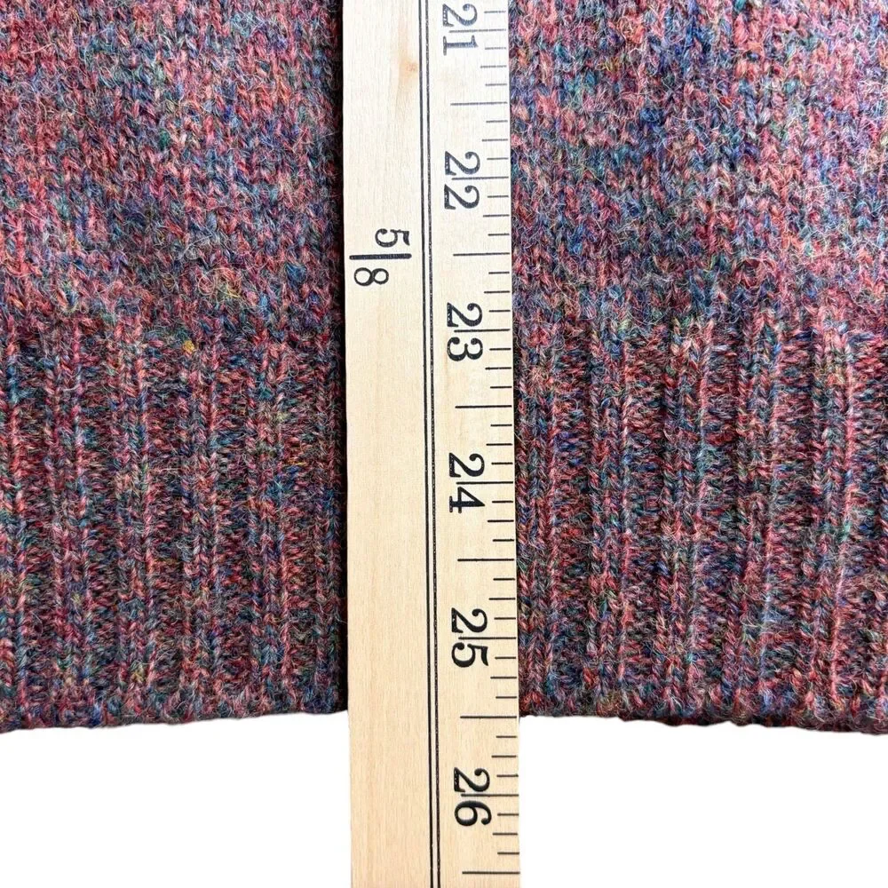 Lord Jeff Vintage Shetland Wool Argyle Sweater Size M Made in Ireland